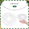 ABS Plastic Imitation Pearl Hanging Ornaments HJEW-PH02533-2