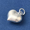 925 Sterling Silver Heart Charms with Jump Rings FIND-U013-05S-02-2