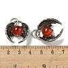 Bat Natural Carnelian(Dyed & Heated) Pendants G-F766-03AS-02-3