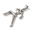 Hip Hop Fitness 316L Surgical Stainless Steel Pendants STAS-H194-01P-01-2