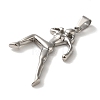 Non-Tarnish Hip Hop Fitness 316L Surgical Stainless Steel Pendants STAS-H194-01P-01-2