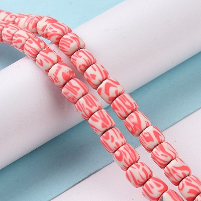 Handmade Polyester Clay Beads Strand CLAY-P001-01B-1