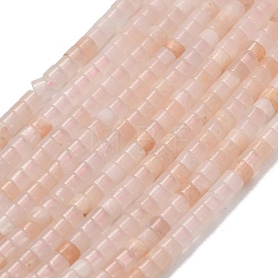 Natural Pink Aventurine Beads Strands G-P608-A17-01-1