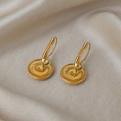 304 Stainless Steel Leverback Earrings for Women SW9817-1