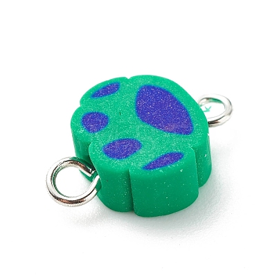 Polymer Clay Connector Charms PALLOY-JF01766-1