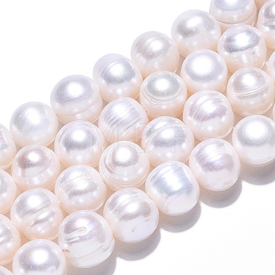 Natural Cultured Freshwater Pearl Beads Strands PEAR-S001-8-9mm-3-1