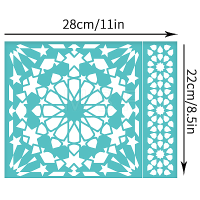 Self-Adhesive Silk Screen Printing Stencil DIY-WH0338-158-1