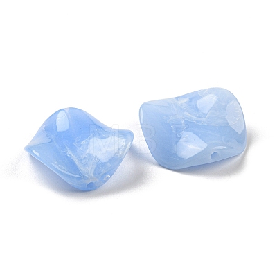Opaque Acrylic Beads OACR-B013-32F-1