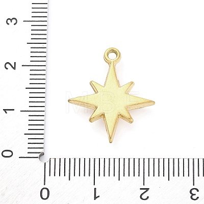 304 Stainless Steel Pendants STAS-V003-05G-10-1