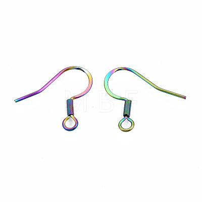 304 Stainless Steel Earring Hooks STAS-N098-009-1