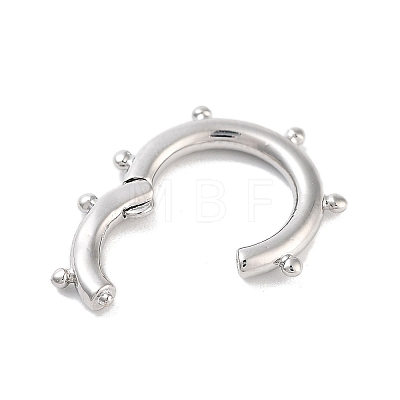 Brass Spring Gate Rings KK-M293-51P-1