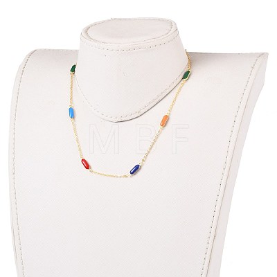 Brass Cable Chains Necklaces X-NJEW-JN03168-1