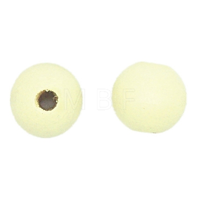 Spray Painted Natural Wood Beads WOOD-WH0023-22A-05-1