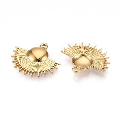 304 Stainless Steel Pendants STAS-N109-58G-1