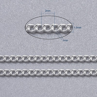 Brass Twisted Chains CHC010Y-S-1