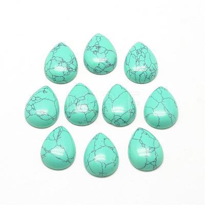 Synthetic Turquoise Cabochons G-R417-13x18-44-1