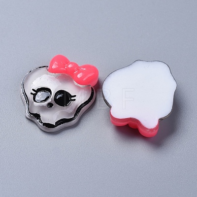 Halloween Theme Opaque Resin Cabochons RESI-D0003-03-1