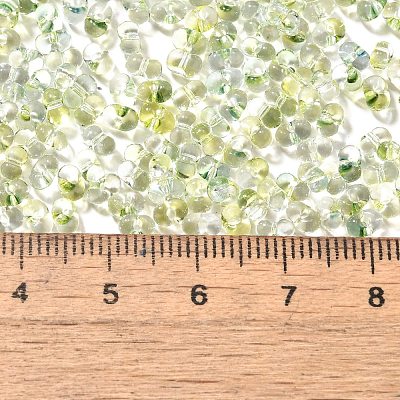 Transparent Baking Paint Glass Seed Beads SEED-A033-06A-10-1