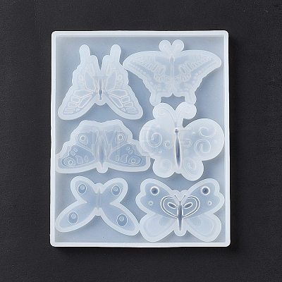 DIY Butterfly Ornament Silicone Molds X-DIY-E055-20-1