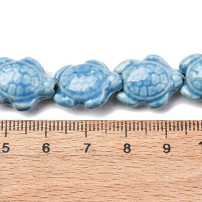 Handmade Porcelain Beads Strands LAMP-G140-02L-1