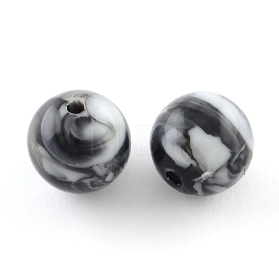 Opaque Acrylic Beads SACR-R853-16mm-204-1