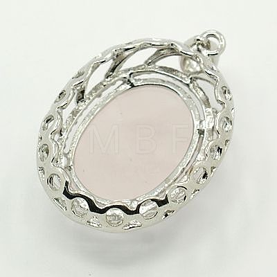 Fashion Brass Gemstone Jewelry Sets SJEW-J001-01B-1