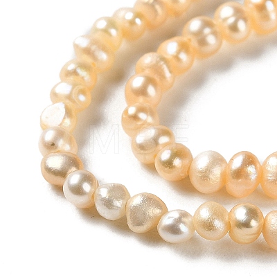 Natural Cultured Freshwater Pearl Beads Strands PEAR-E018-81-1