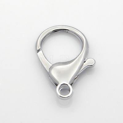 Zinc Alloy Large Lobster Claw Clasps X-PALLOY-O040-01-1