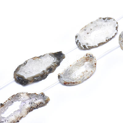 Natural Agate Beads Strands G-I213-15-1