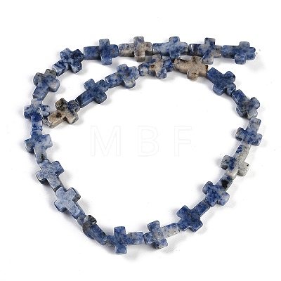 Natural Blue Spot Jasper Beads Strands G-I369-A03-02-1