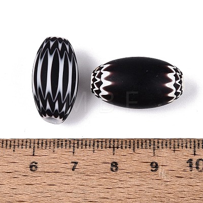 Handmade Millefiori Glass Barrel Beads LS-LA-N002-09B-1