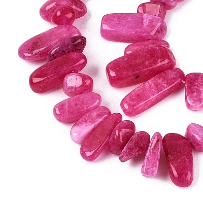 Dyed Natural Quartz Beads Strands G-Q606-24A-10-1