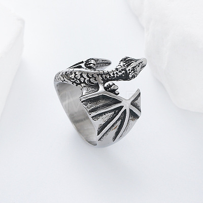 304 Stainless Steel Finger Rings for Men UP9646-1-1