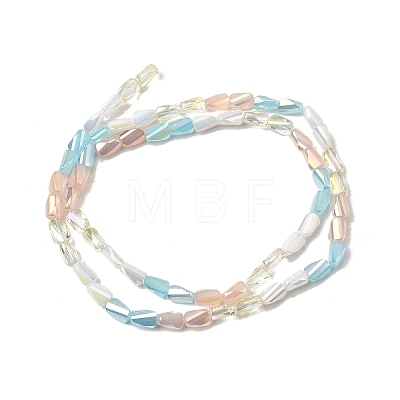 Electroplate Glass Beads EGLA-D300-01A-06-1