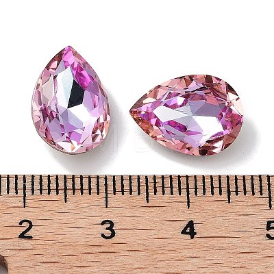 Glass Rhinestone Cabochons RGLA-G020-06A-D123-1