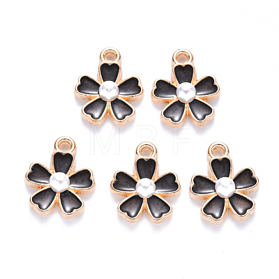 Alloy Enamel Charms ENAM-N054-028D-1