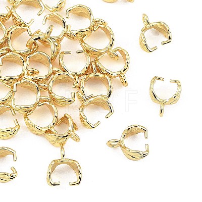 SHEGRACE Brass Ice Pick Pinch Bails XGRQ1R597-347G-1