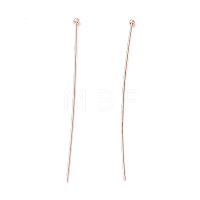 Brass Ball Head Pins X-KK-WH0058-02D-RG-1