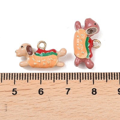Alloy Enamel Pendants ENAM-A012-01G-1