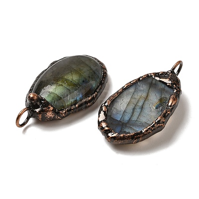 Natural Labradorite Pendants G-K381-05R-04-1