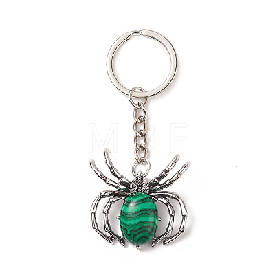Spider Gemstone Pendant Keychain KEYC-C015-01-1