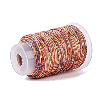 5 Rolls 9-Ply Braided Nylon Strings with Metallic Thread OCOR-Q062-01G-1