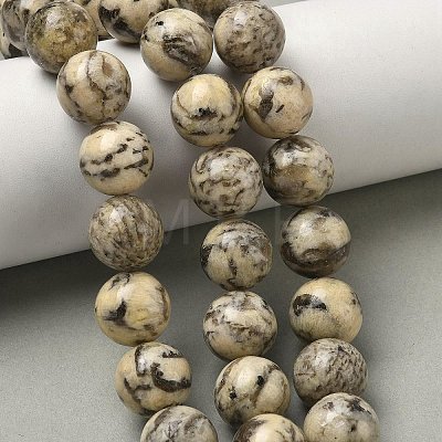 Natural Feldspar Beads Strands G-F818-A06-14mm-01-1