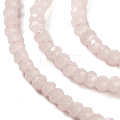 Baking Painted Imitation Jade Glass Bead Strands DGLA-A034-J2MM-A14-1