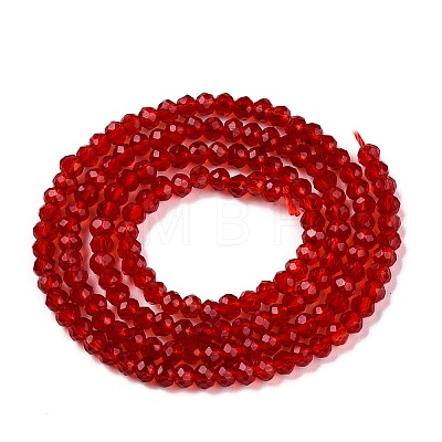 Glass Beads Strands EGLA-T021-01I-1