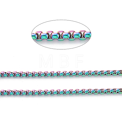 Ion Plating(IP) 304 Stainless Steel Box Chains CHS-H031-01MC-1