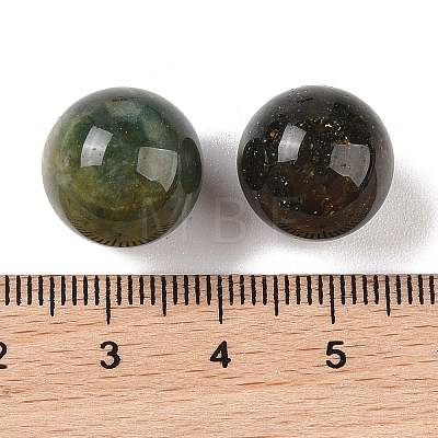 Natural Indian Agate No Hole Sphere Beads G-K353-04C-09-1