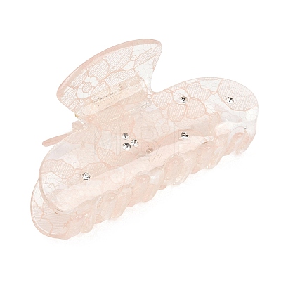 Acrylic Rhinestone Claw Hair Clips PHAR-K007-01C-1