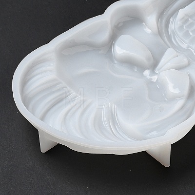 Cheerful Skull Display Decoration Statue Silicone Molds DIY-L071-08D-1