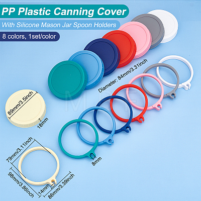 PP Plastic Canning Cover AJEW-BC0002-13-1